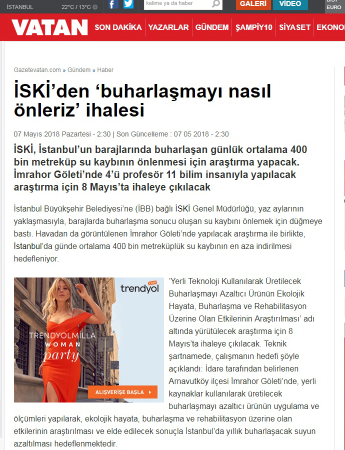 turkuaz doğa ve su koruma teknolojileri